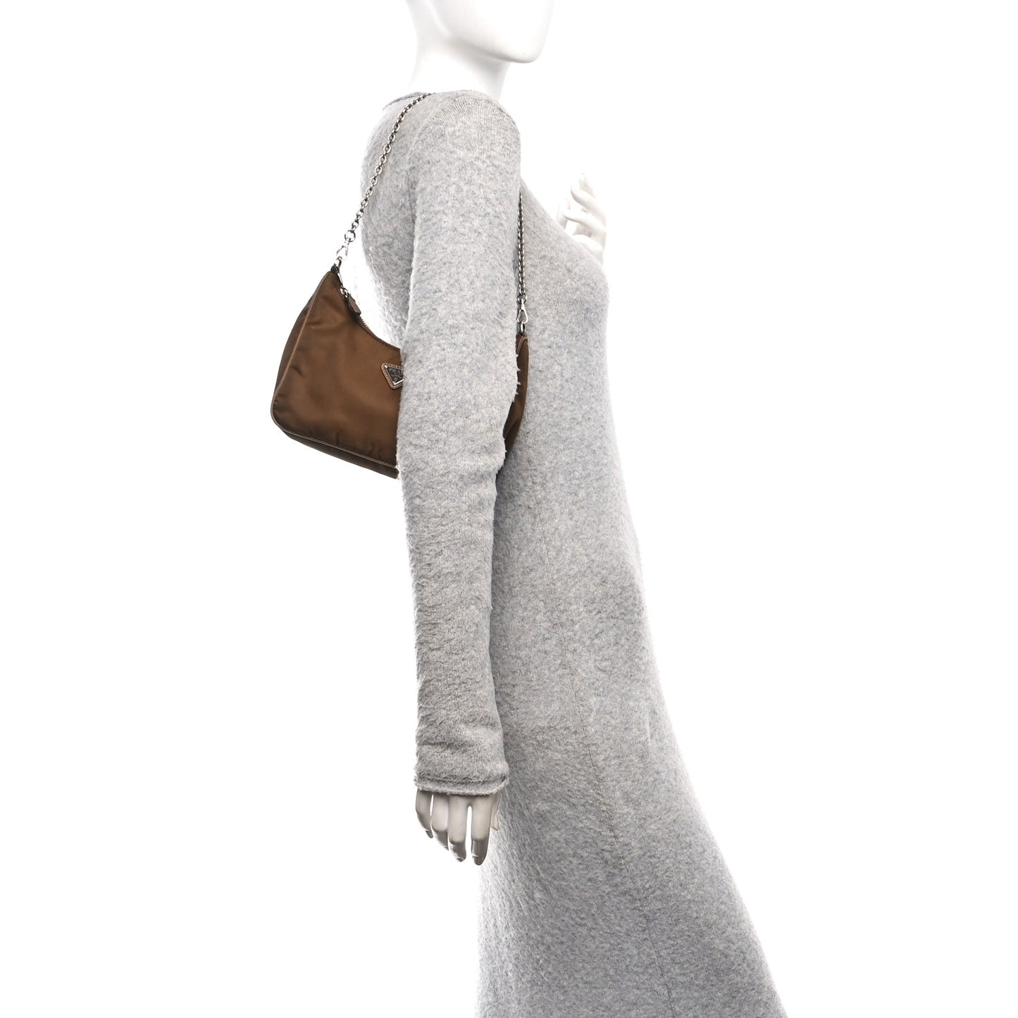 Nylon Re-Edition 2005 Shoulder Bag Cacao