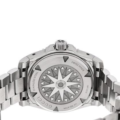 Gucci Stainless Steel 40mm Dive Automatic Watch Green 4 of 5