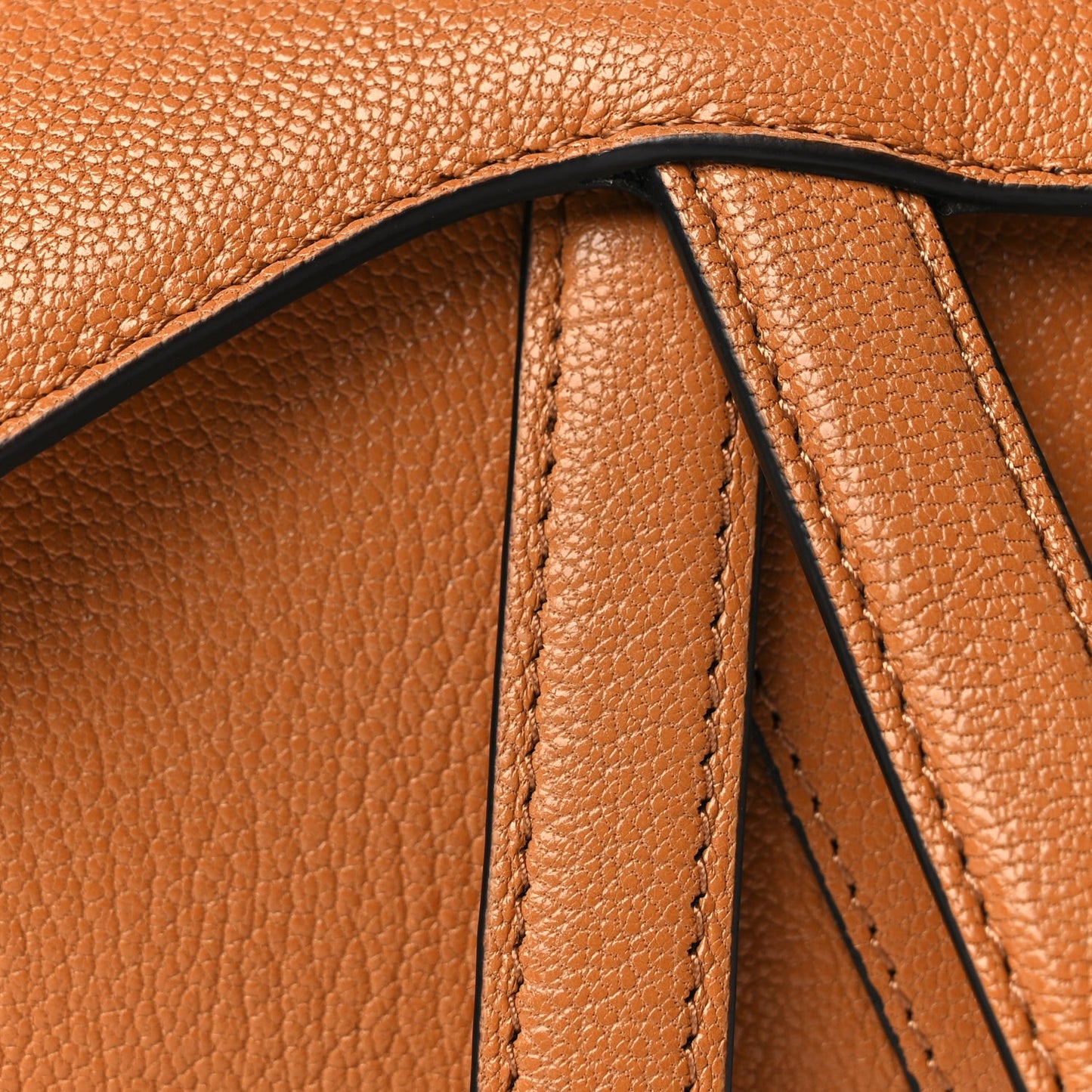 Goatskin Micro Saddle Bag Camello