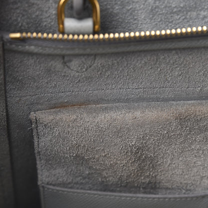 Celine Grained Calfskin Mini Belt Bag Cloud 5 of 15