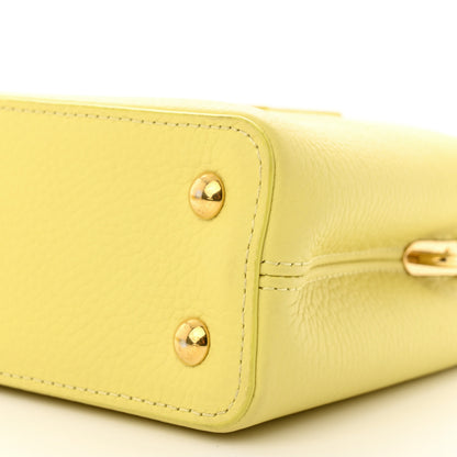 Louis Vuitton Taurillon Mini Chouchou Capucines Jaune 9 of 9