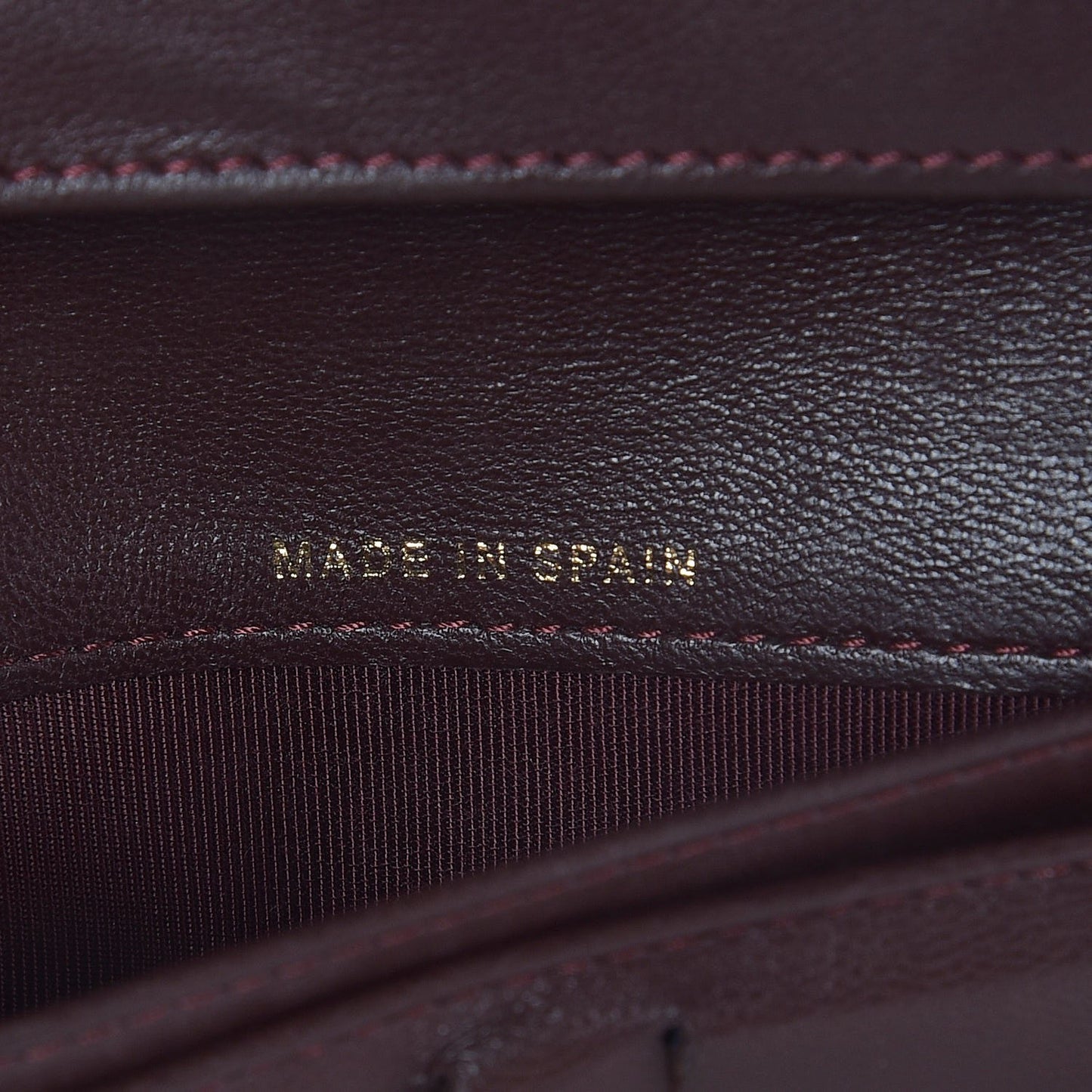 Lambskin Quilted Yen Wallet Black