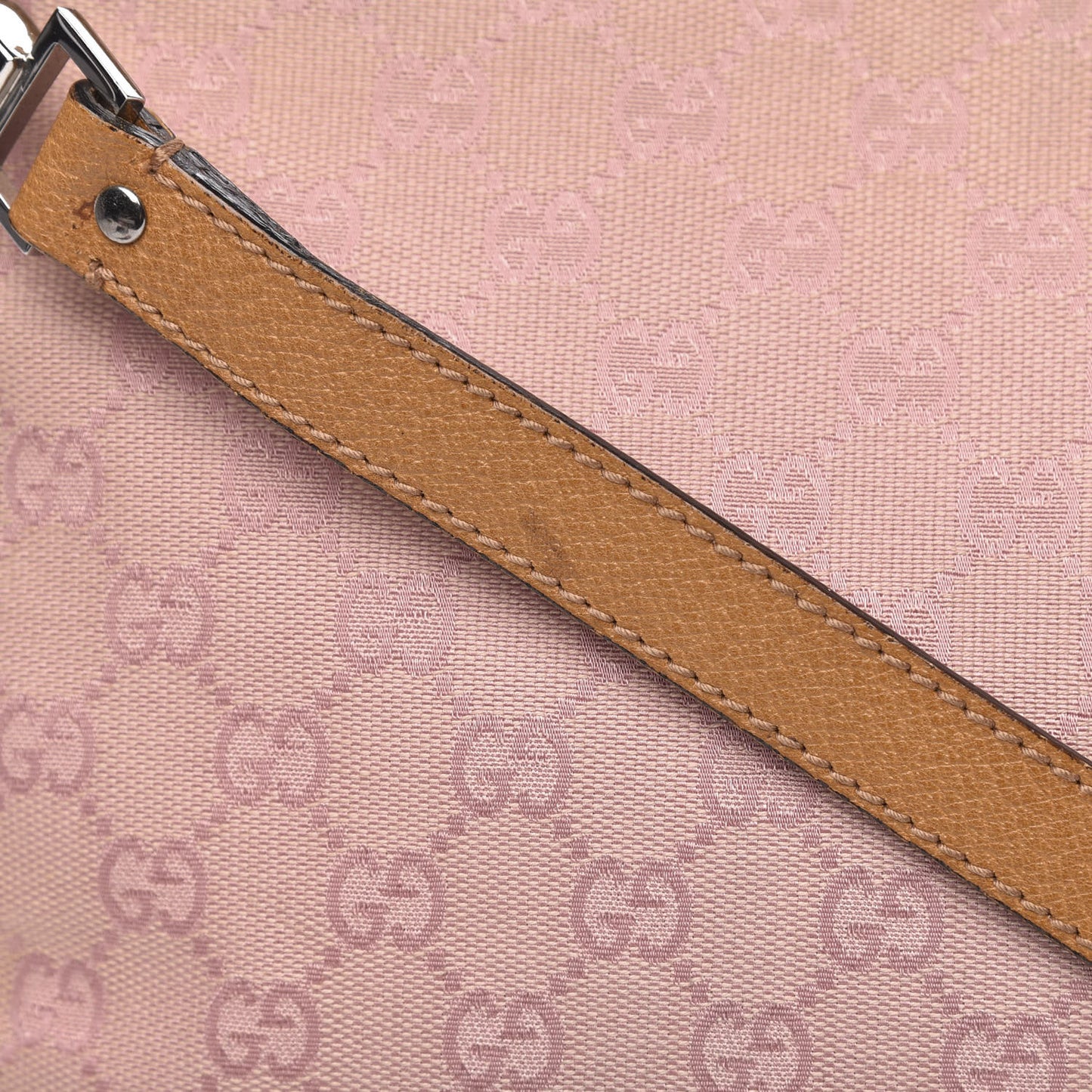 Monogram Flat Messenger Bag Pink