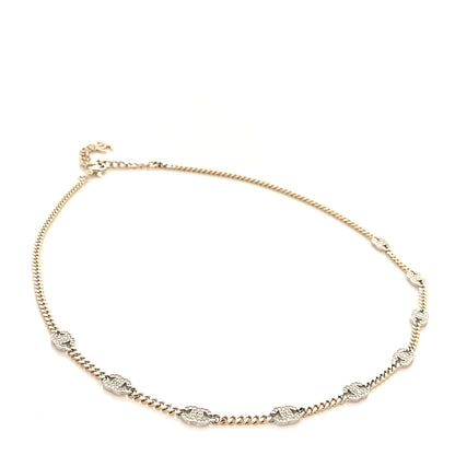 Chanel Crystal CC Chain Links Belt Gold Silver 1 of 4