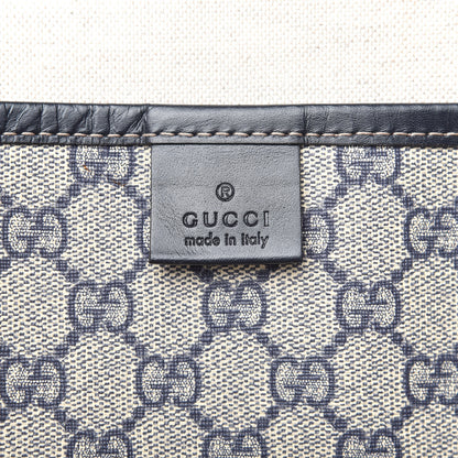Gucci GG Plus Monogram Medium Signature Web Loop Tote Navy 6 of 10