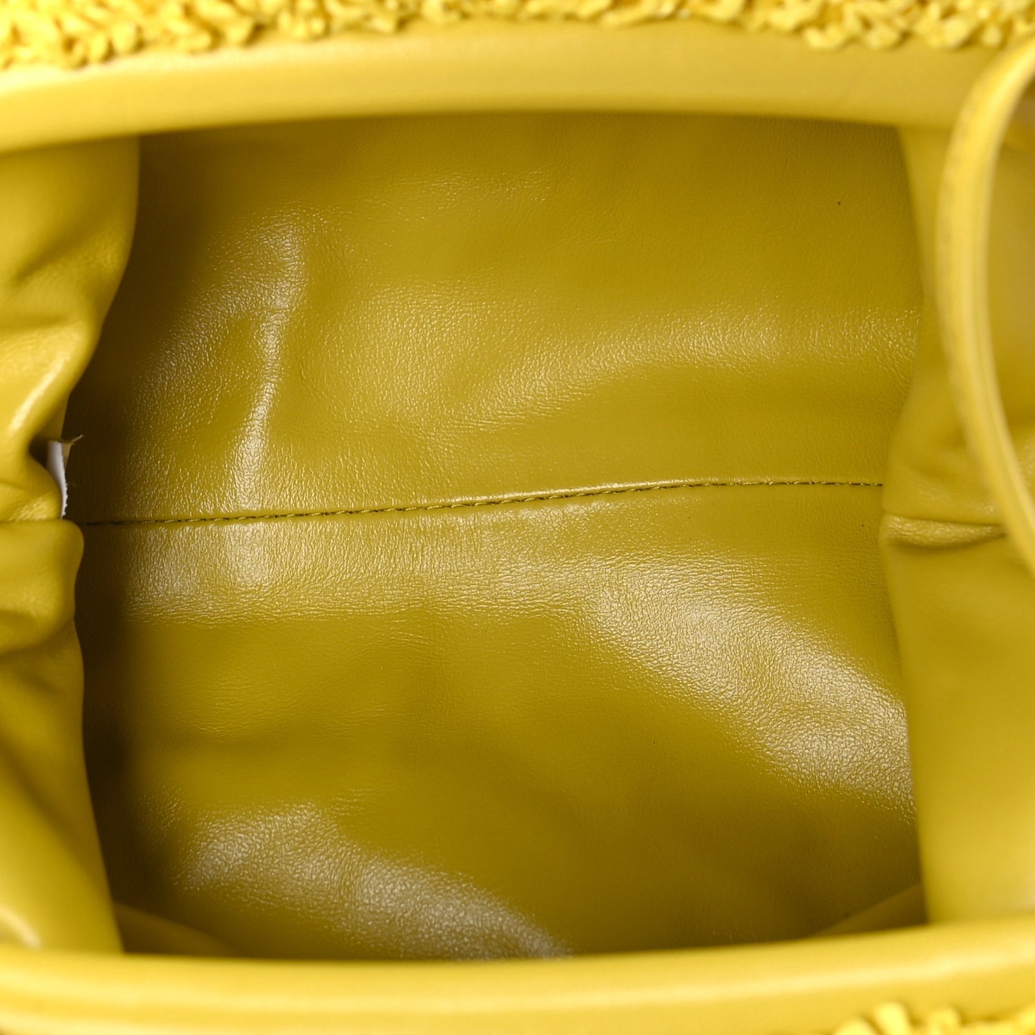 Bottega Veneta Bouclé Curly Raffia The Mini Pouch Mirabelle 4 of 7