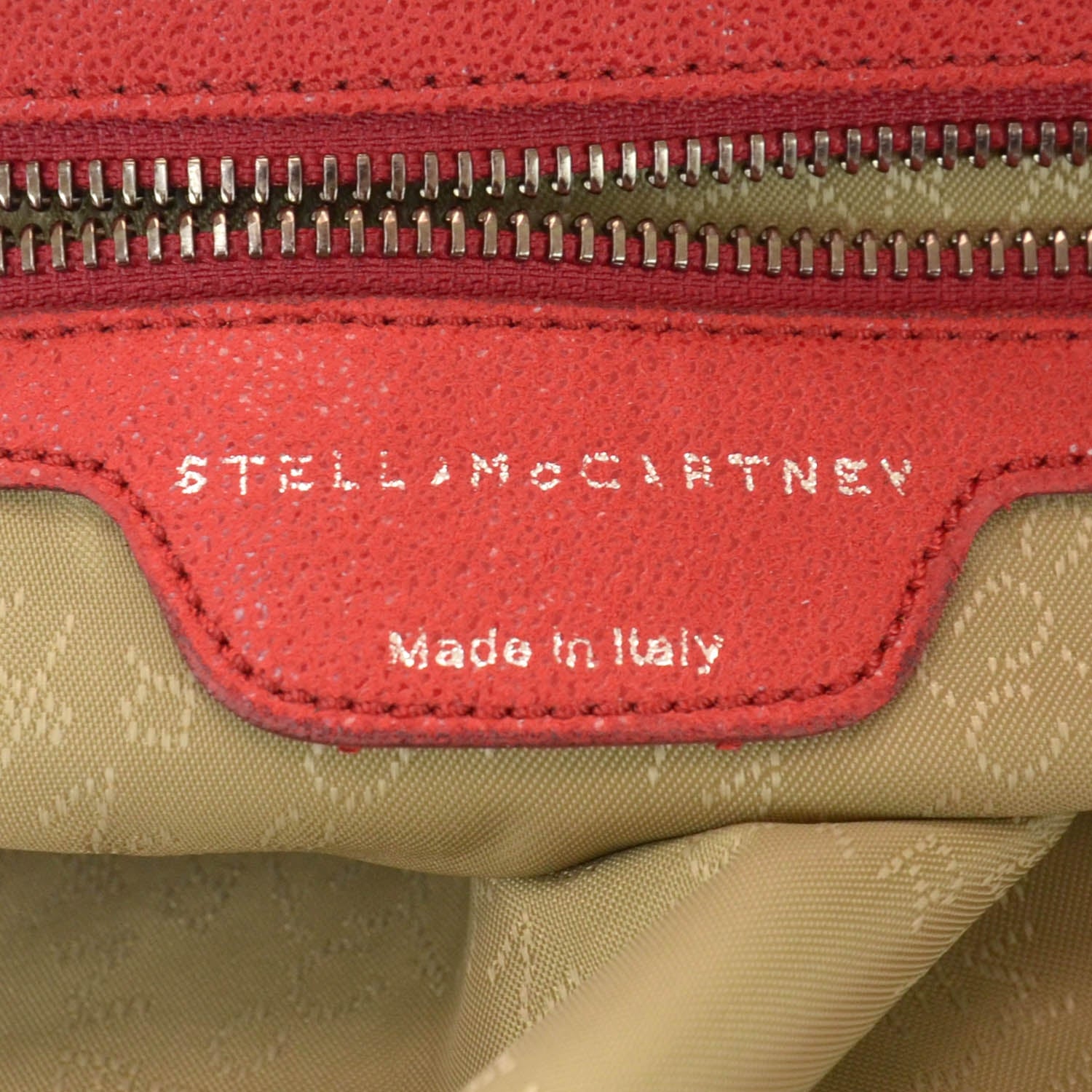 Stella McCartney Faux Leather Falabella Red 6 of 9