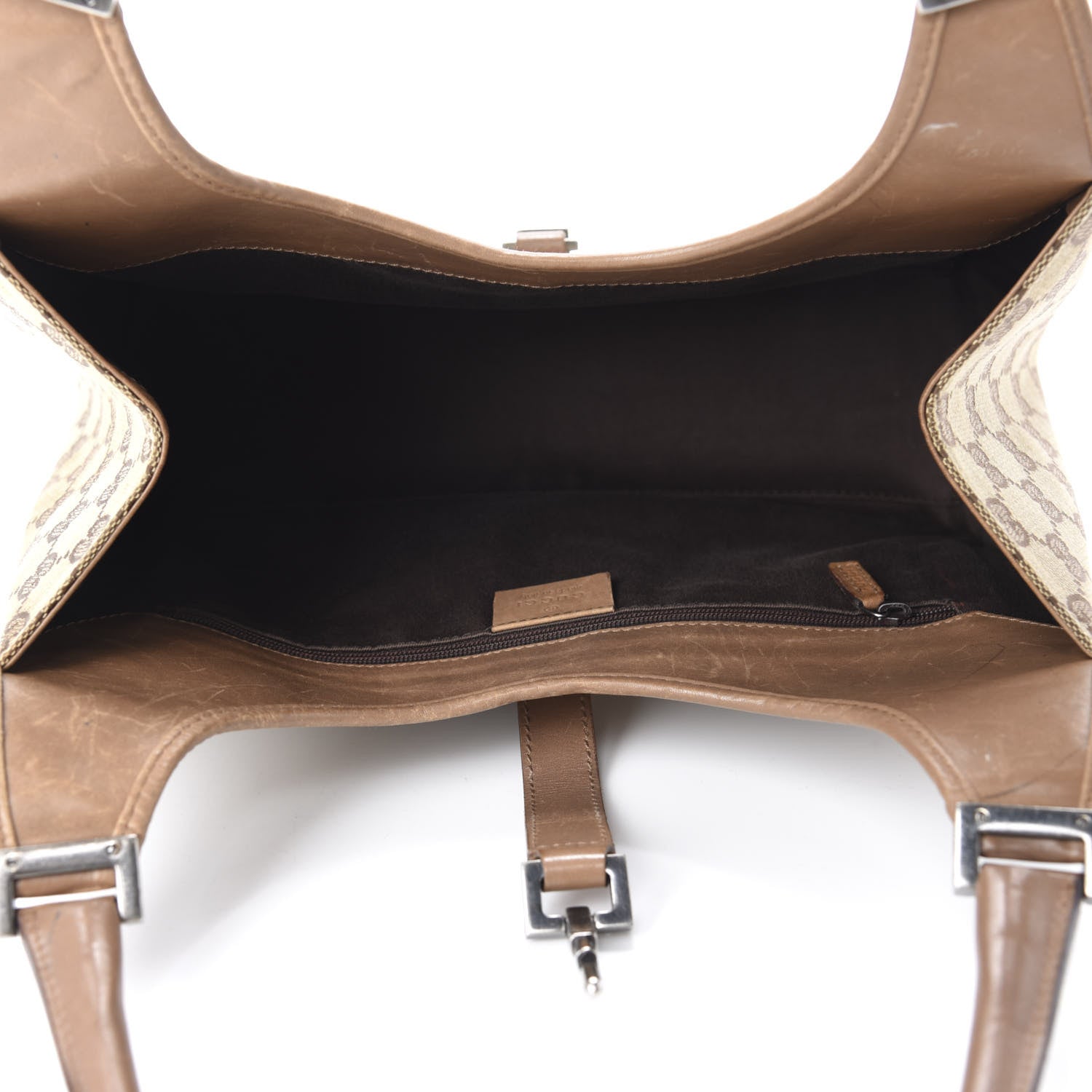 Gucci Monogram Small Bardot Bag Tan 5 of 12