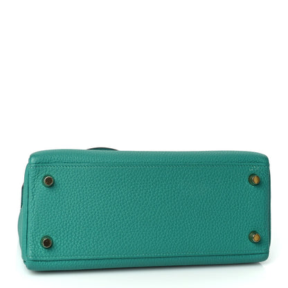 Hermes HERMES Togo Kelly Retourne 25 Vert Verone 3 of 9