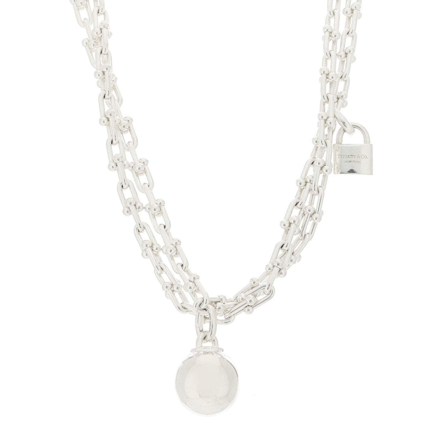 Tiffany Sterling Silver HardWear Wrap Necklace 1 of 6