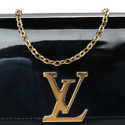 Louis Vuitton Patent Chain Louise PM Black Black 6 of 9