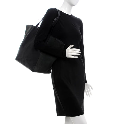 Celine Lambskin Horizontal Cabas Black 2 of 16