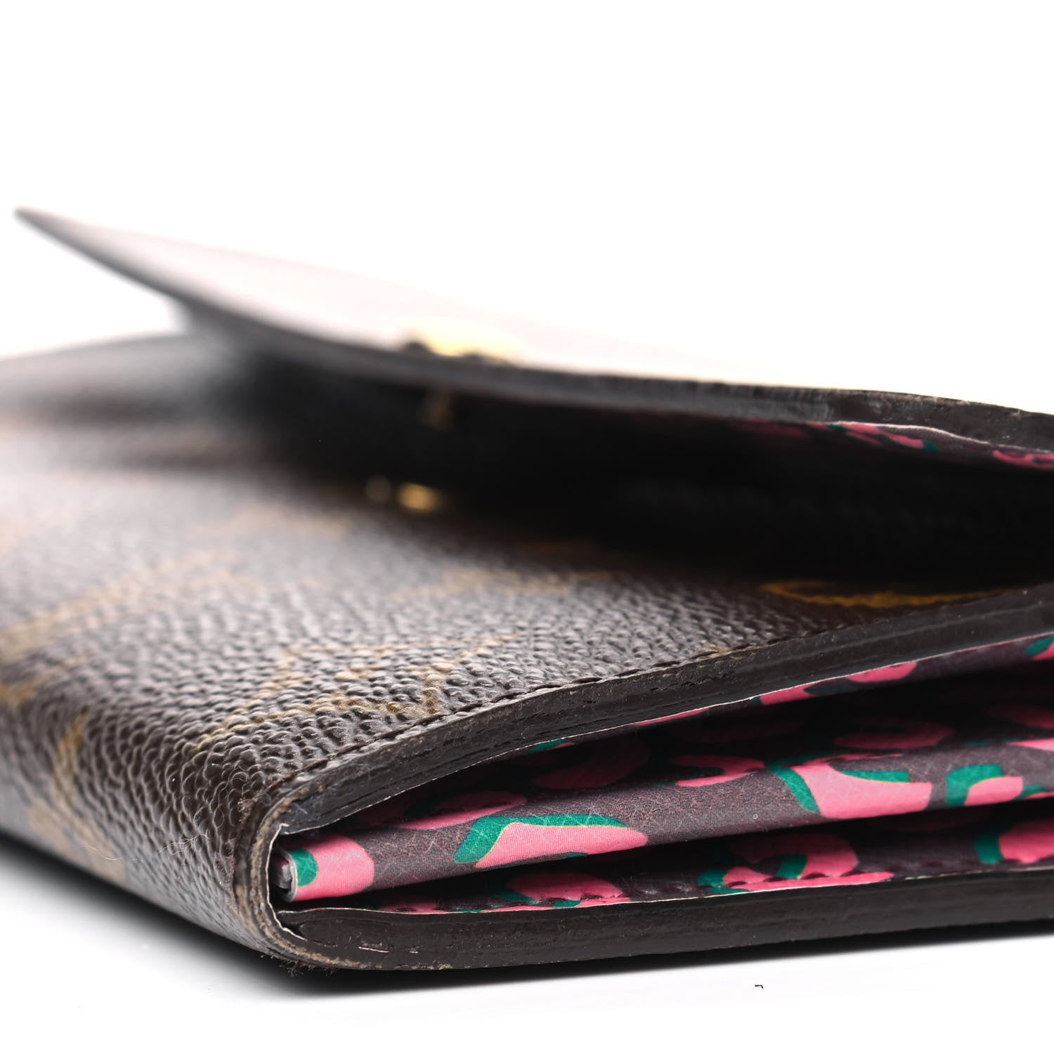 Louis Vuitton Monogram Leopard Sarah Wallet Rouge Fauviste 7 of 9