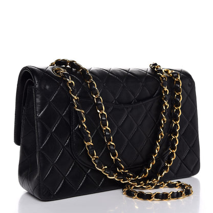 Chanel Lambskin Quilted Medium Double Flap Black 4 of 9