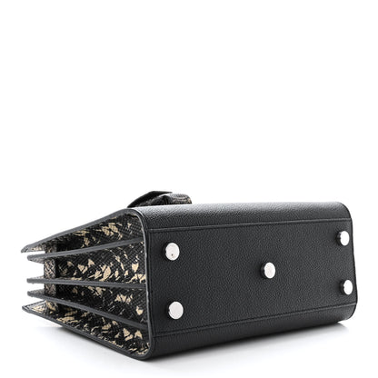 Saint Laurent Grained Calfskin Python Embossed Nano Sac De Jour Black 4 of 14
