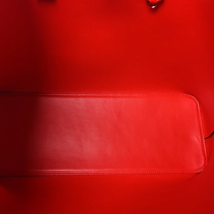 Christian Louboutin Calfskin Leopard Print Spikes East West Cabata Tote Brown 6 of 10