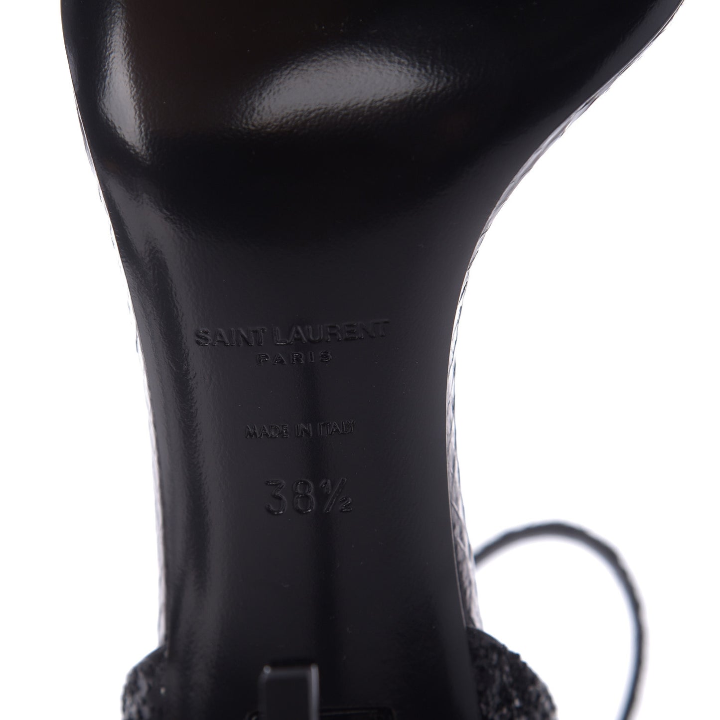 Glitter Opyum 85 Sandals 38.5 Black