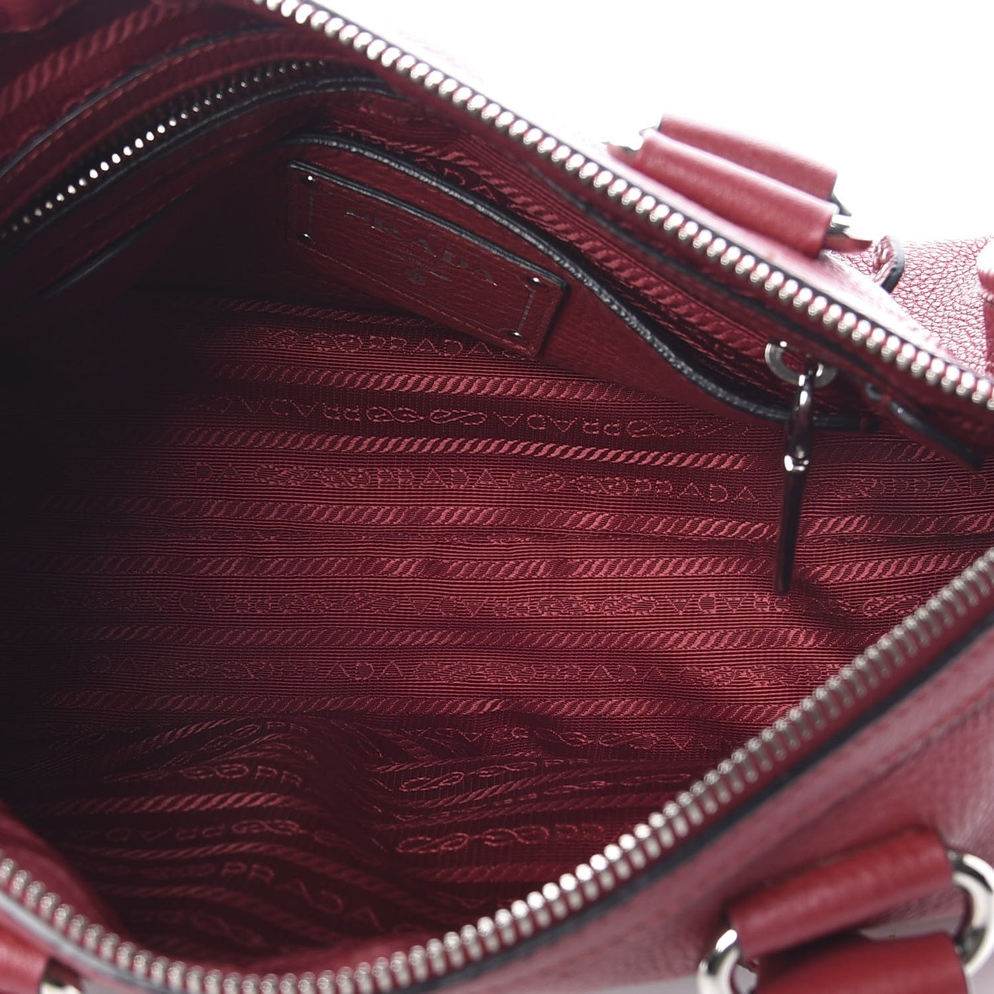 Vitello Phenix Shopping Satchel Rosso