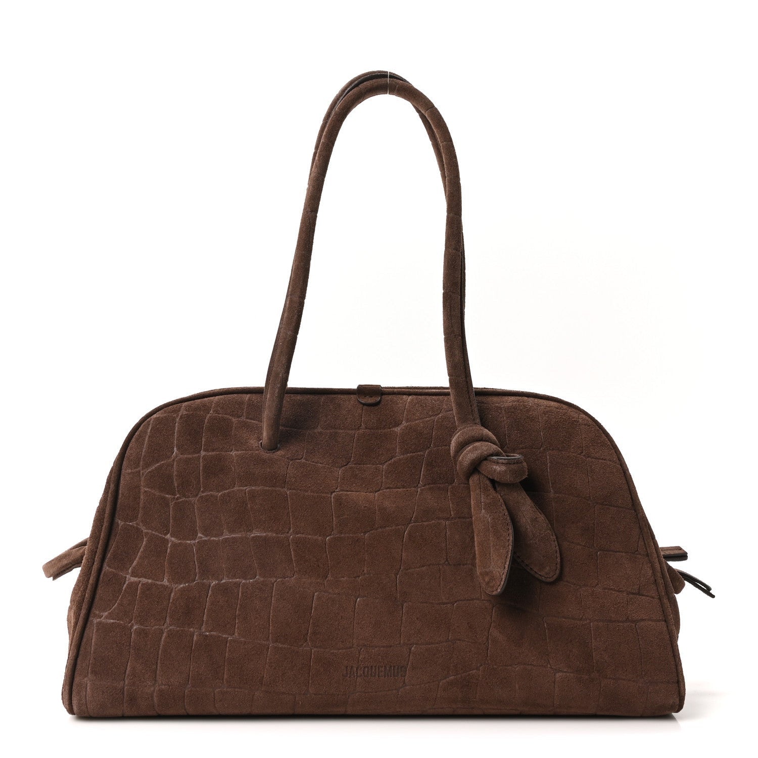 Jacquemus Suede Crocodile Embossed Le Turismo Dark Brown 1 of 1