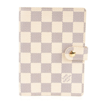 Louis Vuitton Damier Azur Small Ring Agenda Cover 1 of 7