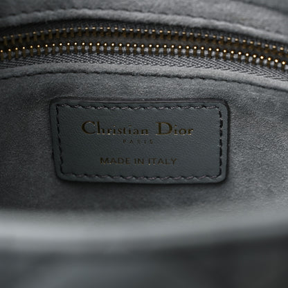 Christian Dior Lambskin Cannage Gradient Small My ABCDior Lady Dior Grey 6 of 11