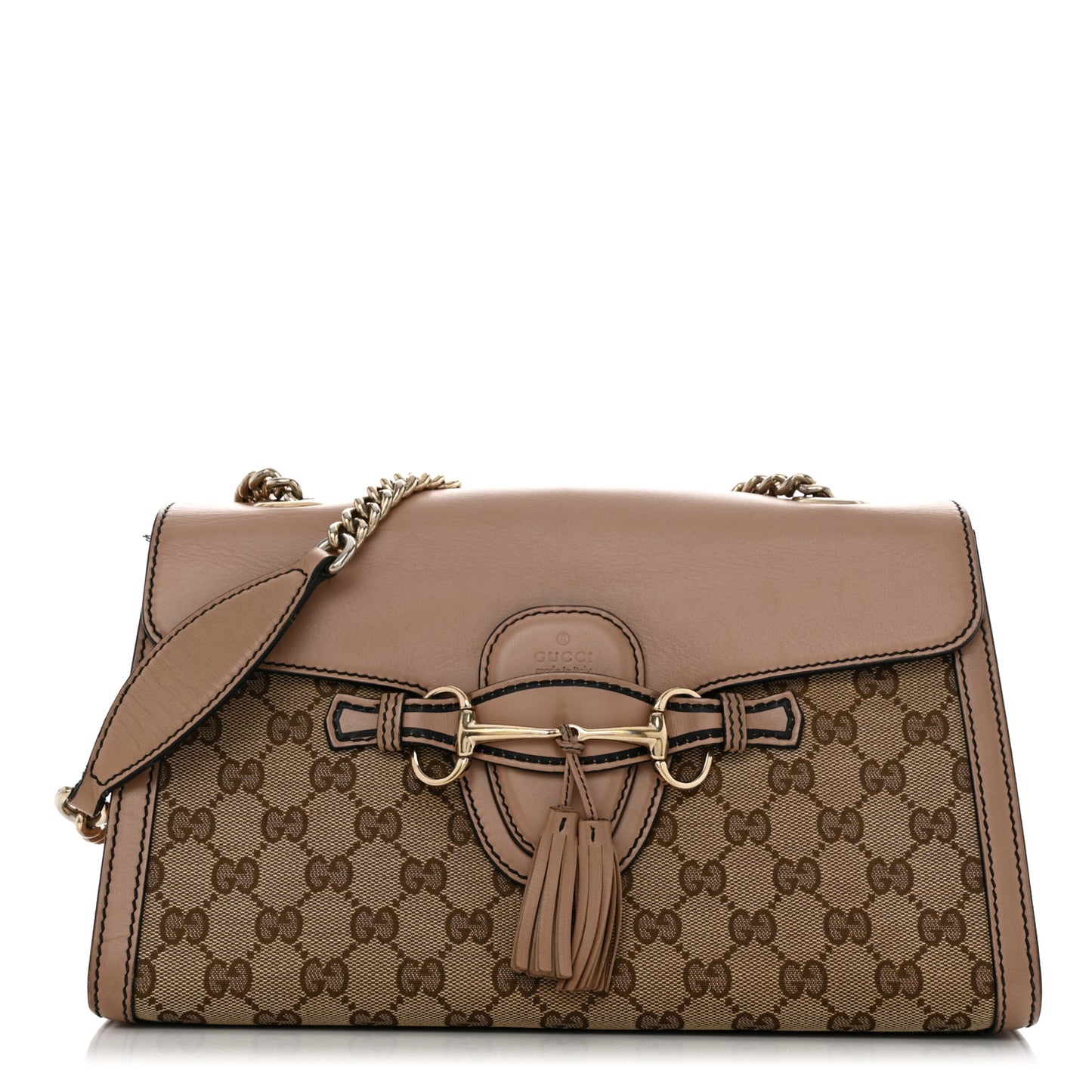 Monogram Medium Emily Chain Shoulder Bag Light Pink