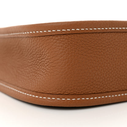 Hermes Taurillon Maurice Amazone Evelyne TPM Gold White 9 of 11