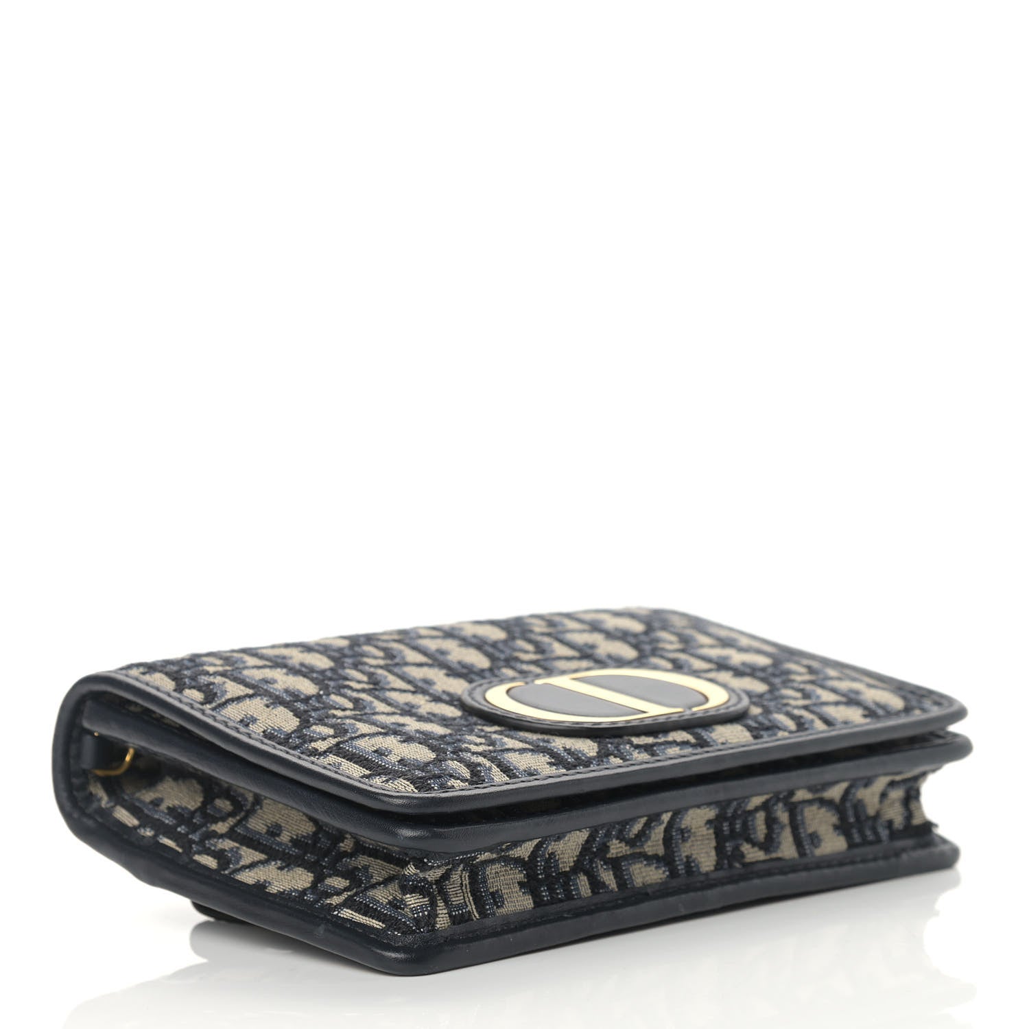 Christian Dior Oblique 30 Montaigne 2-In-1 Pouch Blue 4 of 10