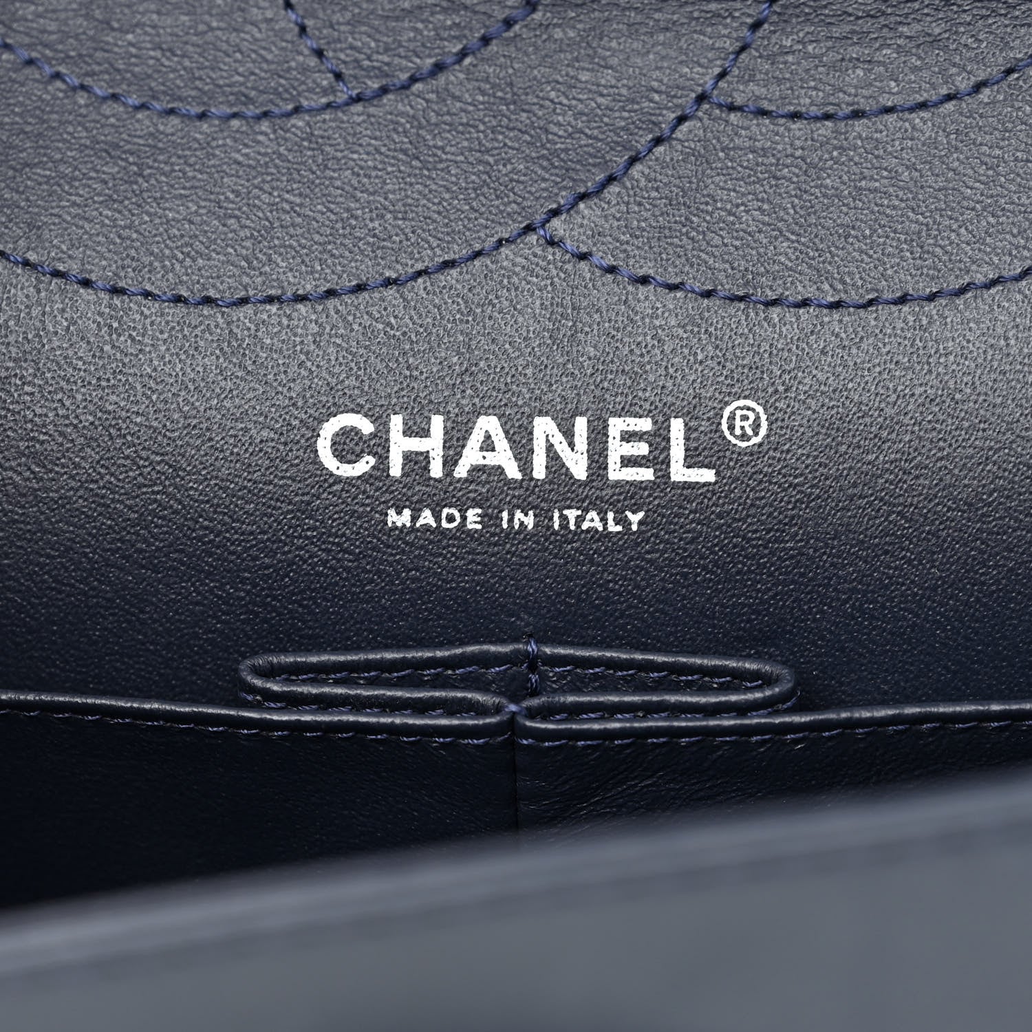 Chanel Patent Calfskin Quilted 2.55 Reissue 227 Flap Dark Blue 6 of 13