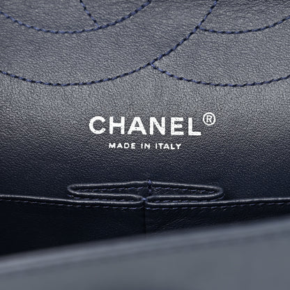 Chanel Patent Calfskin Quilted 2.55 Reissue 227 Flap Dark Blue 6 of 13