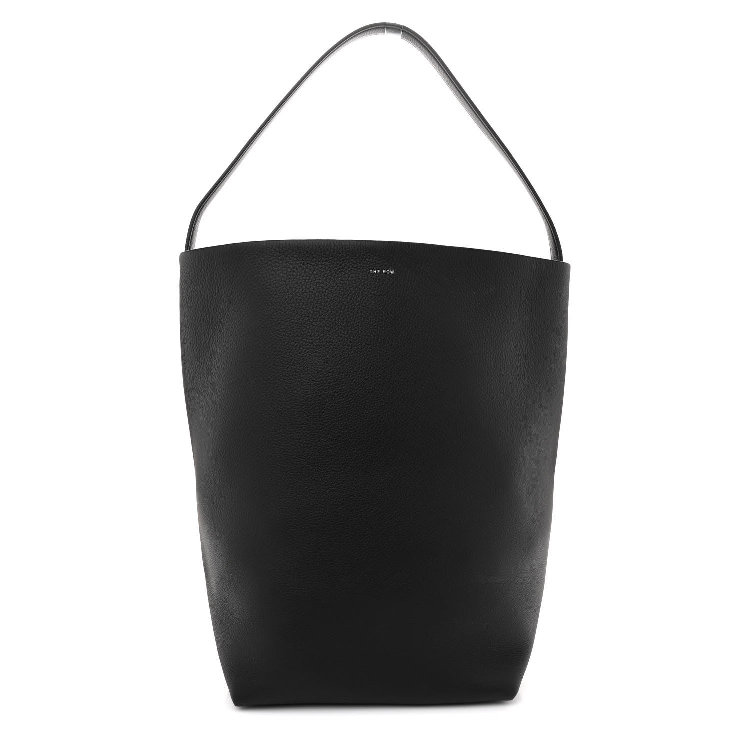 The Row Grained Calfskin Large N/S Park Tote Black 1 of 10