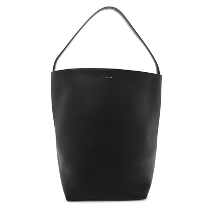 The Row Grained Calfskin Large N/S Park Tote Black 1 of 10