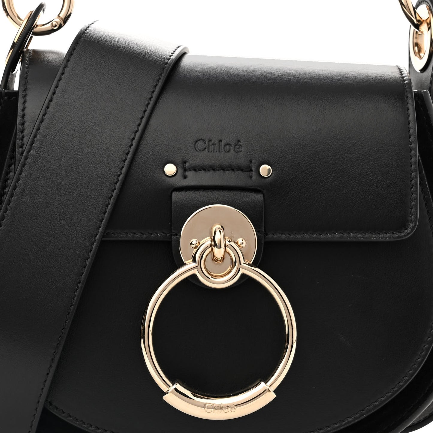 Calfskin Small Tess Bag Black