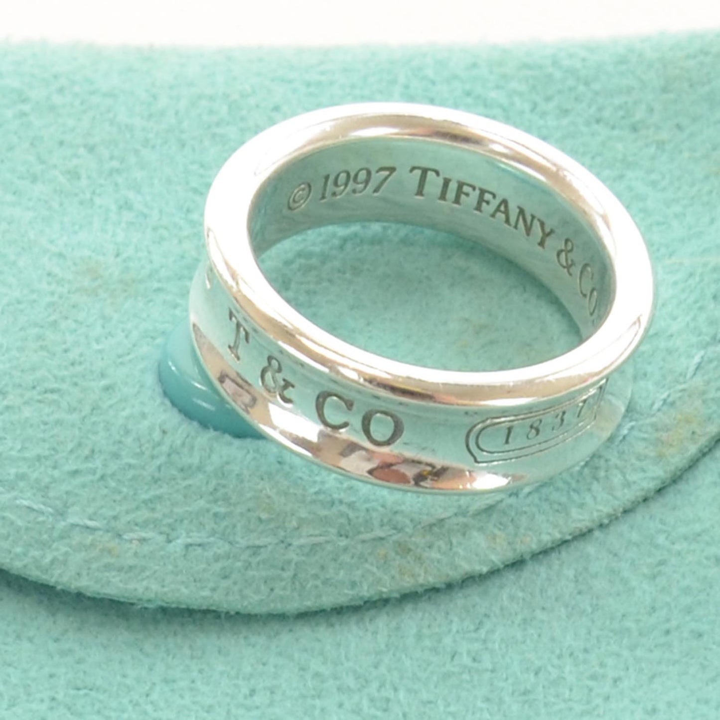 Sterling Silver 1837 Band Ring 54 7