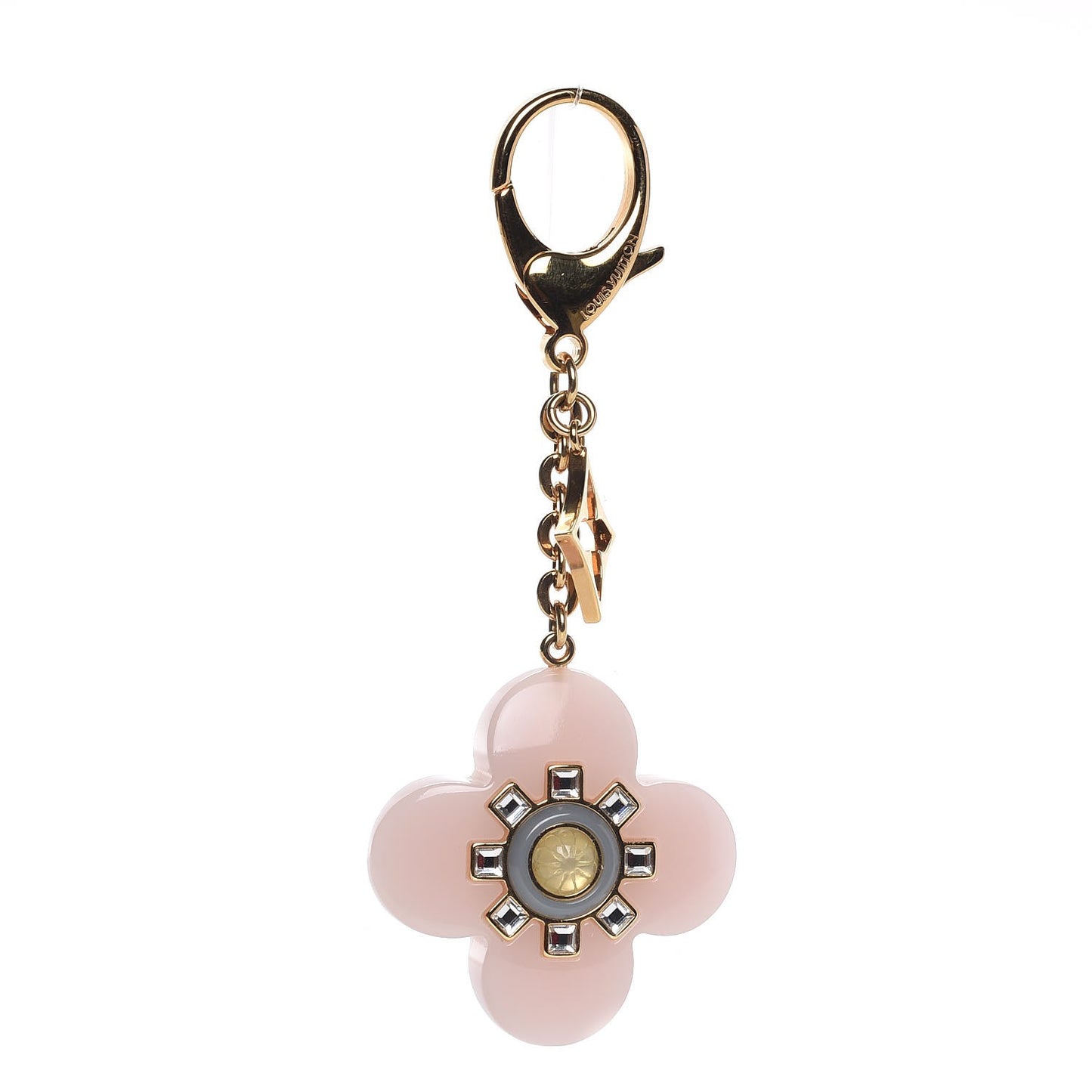 Fleur d Etoile Bag Charm Rose