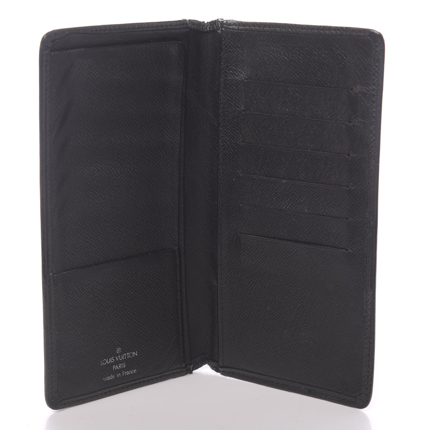 Louis Vuitton Taiga Porte Valeurs Organizer Wallet Black 5 of 10