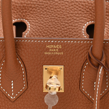 Hermes Togo Birkin 25 Gold 6 of 9