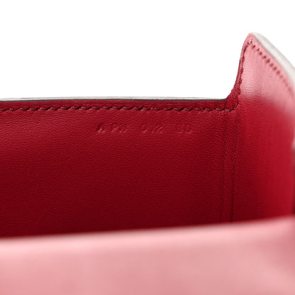 Hermes Villandry Calfskin Cinhetic Boxy Top Handle Bag Rubis 7 of 14
