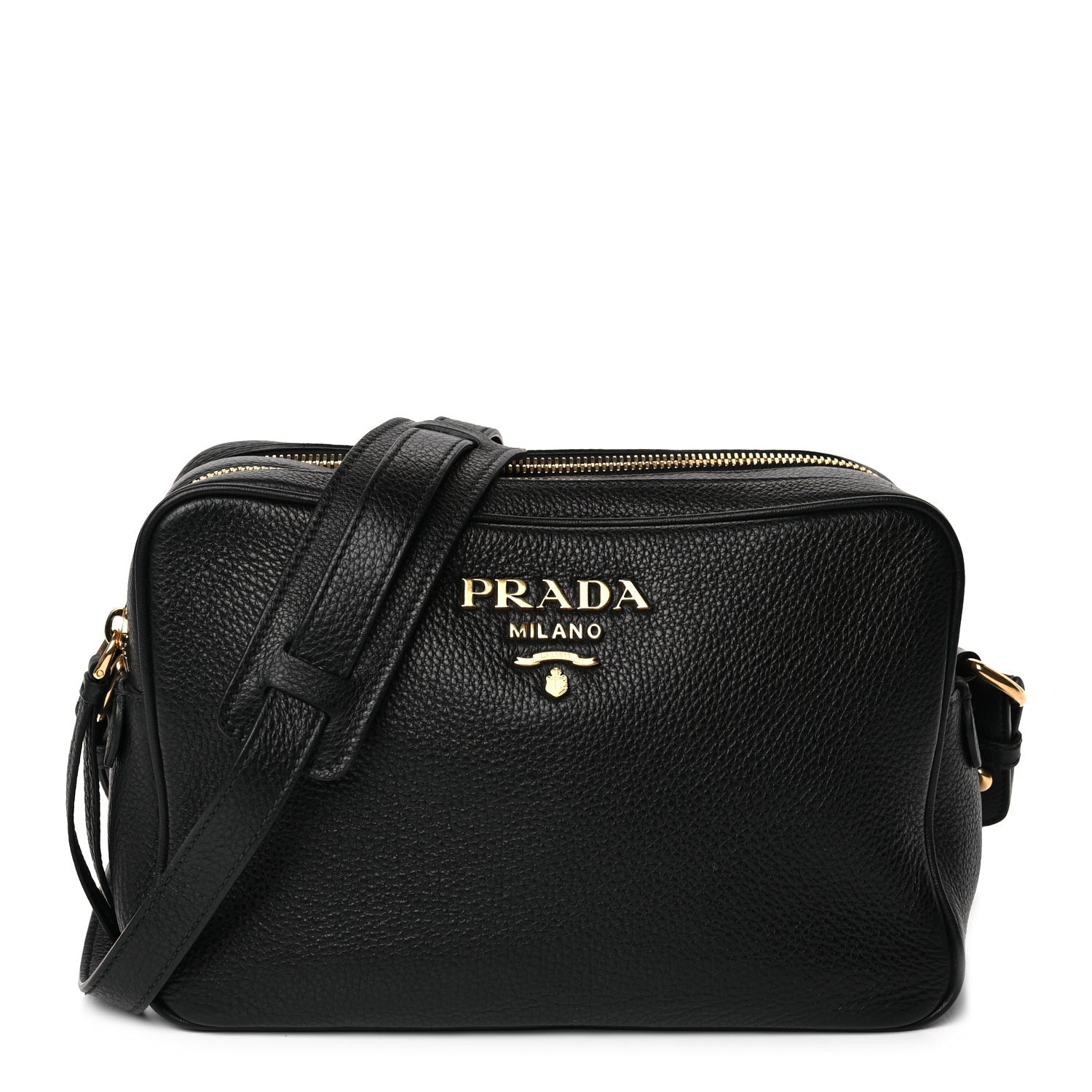 Prada Vitello Phenix Camera Bag Black 1 of 10