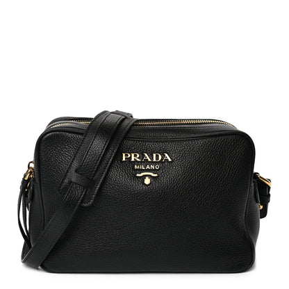 Prada Vitello Phenix Camera Bag Black 1 of 10