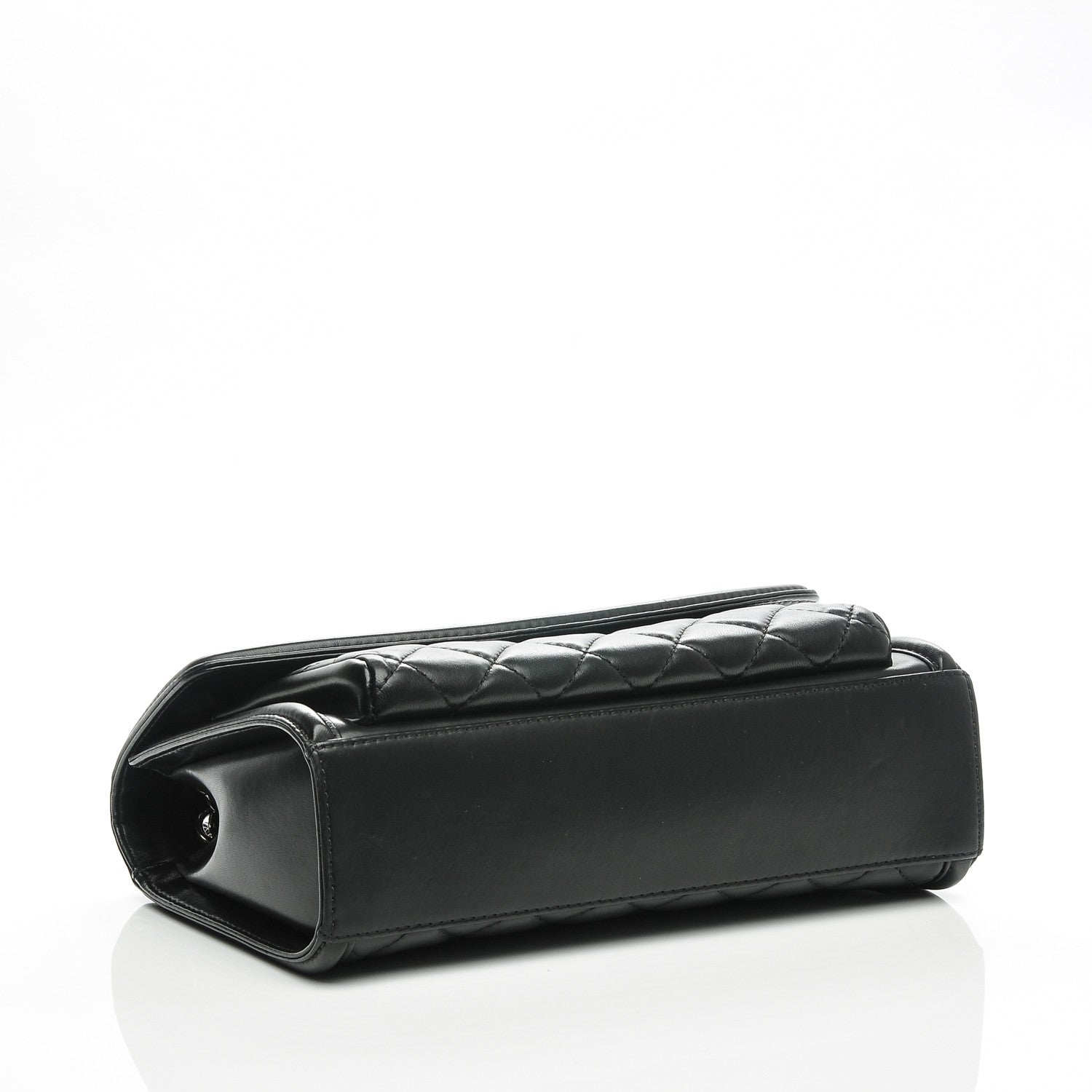 Chanel Lambskin Quilted Large Geometric Flap Black 4 of 7