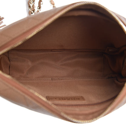 Chanel Caviar Quilted Coco Tassel Camera Case Beige 6 of 13