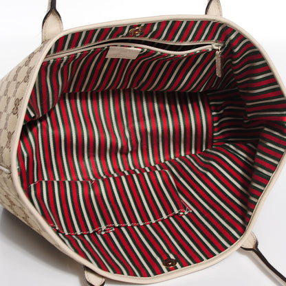 Gucci Monogram Medium New Britt Tote Off White 5 of 7