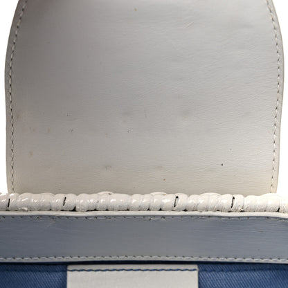 Salvatore Ferragamo Woven Handle Satchel White 10 of 12