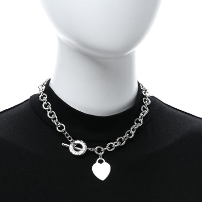 Tiffany Sterling Silver Heart Tag Toggle Necklace 4 of 4