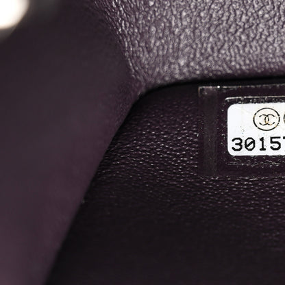 Chanel Lambskin Quilted Mini Rectangular Flap Dark Purple 7 of 11