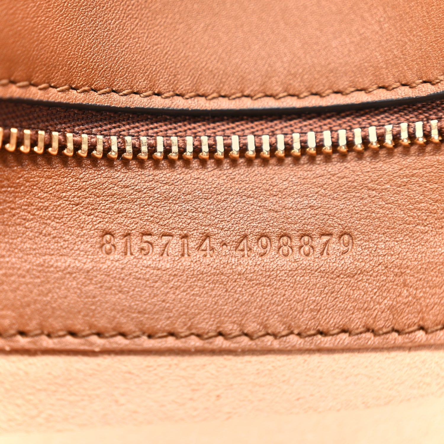 Gucci Canvas Medium Blondie Top Handle Bag Brown 6 of 10