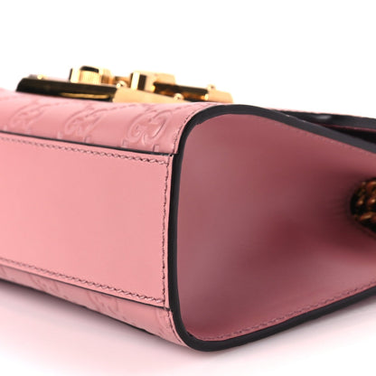 Gucci ssima Small Padlock Shoulder Bag Rose Baby Candy 9 of 10