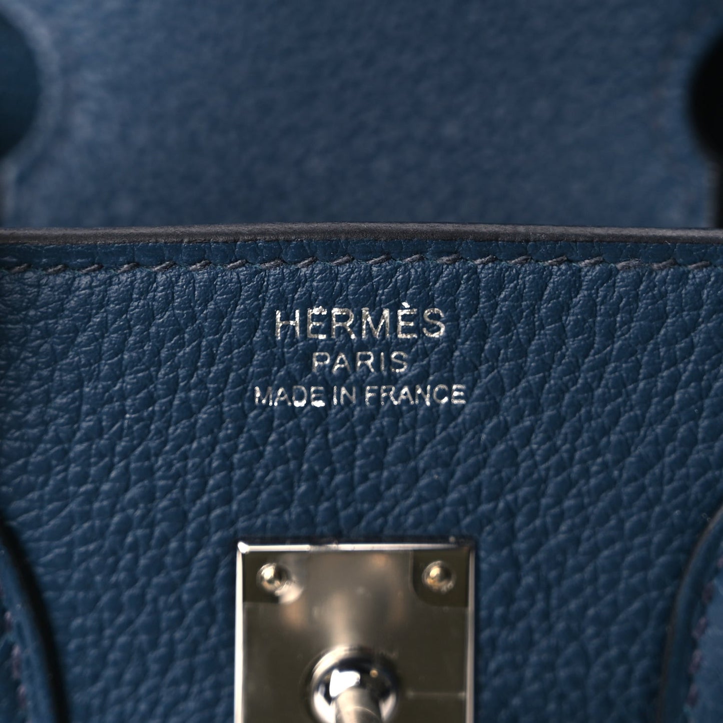 Togo Birkin 25 Bleu de Prusse