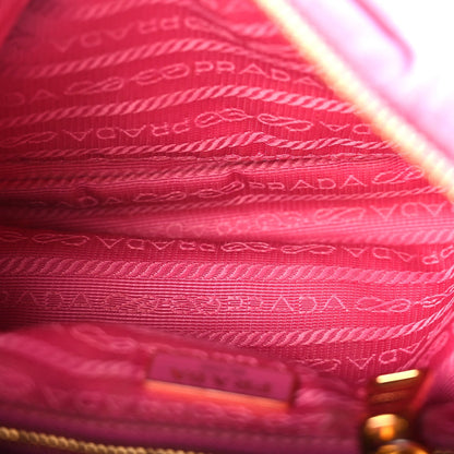 Prada Tessuto Nylon Saffiano Crossbody Bag Fuxia 4 of 8